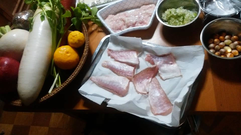 茶懐石料理教室 食材